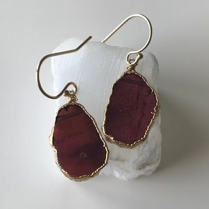 NEW! AGATE EARRINGS!